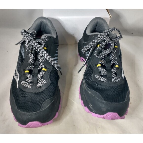 Saucony Excursion TR Trail Running Shoes S10669-34 Black/silver Women's Size 8.5 - Picture 8 of 16